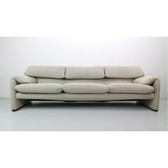 Image 1 of 3-Sitzer-Sofa "Maralunga" von Vico Magistretti für Cassina, 1973