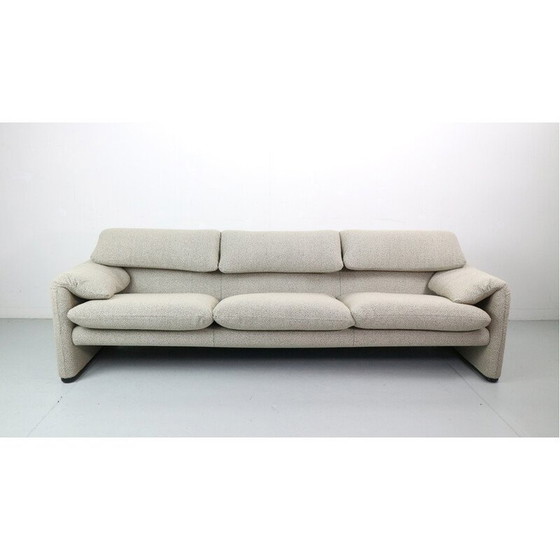 Image 1 of 3-Sitzer-Sofa "Maralunga" von Vico Magistretti für Cassina, 1973