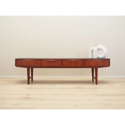 Vintage Teakholz Lowboard, Dänemark 1970er
