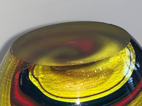 Image 1 of Mehrfarbige Murano-Taschentuchvase