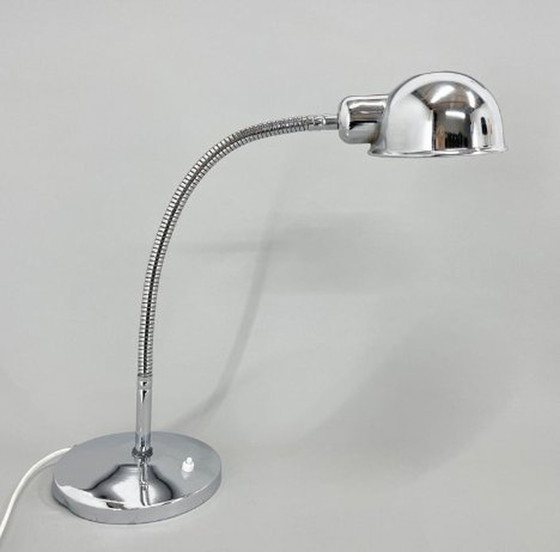 Image 1 of 1960'S Chrom verstellbare Tischlampe, Italien