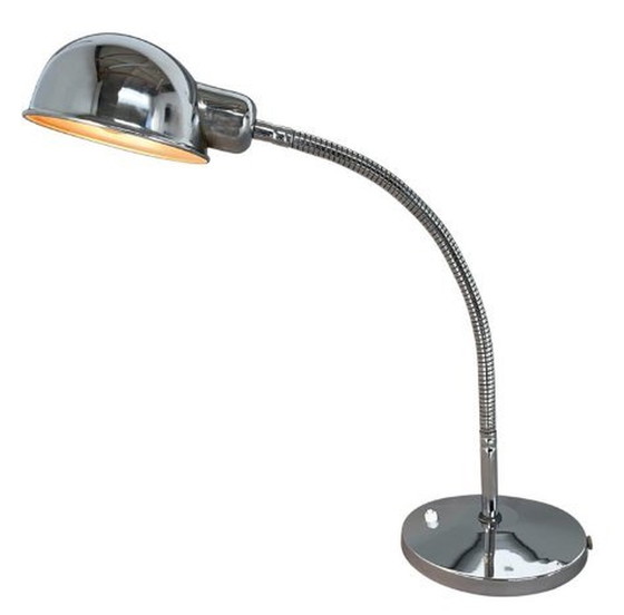 Image 1 of 1960'S Chrom verstellbare Tischlampe, Italien