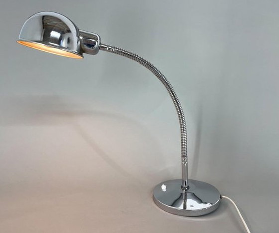 Image 1 of 1960'S Chrom verstellbare Tischlampe, Italien