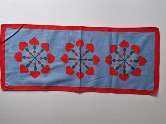 Image 1 of Vintage schwedische Weihnachten Läufer - Signiert