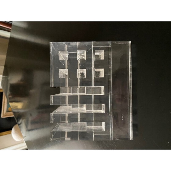 Image 1 of Briefhalter aus Plexiglas für Guzzini, Italien 1970