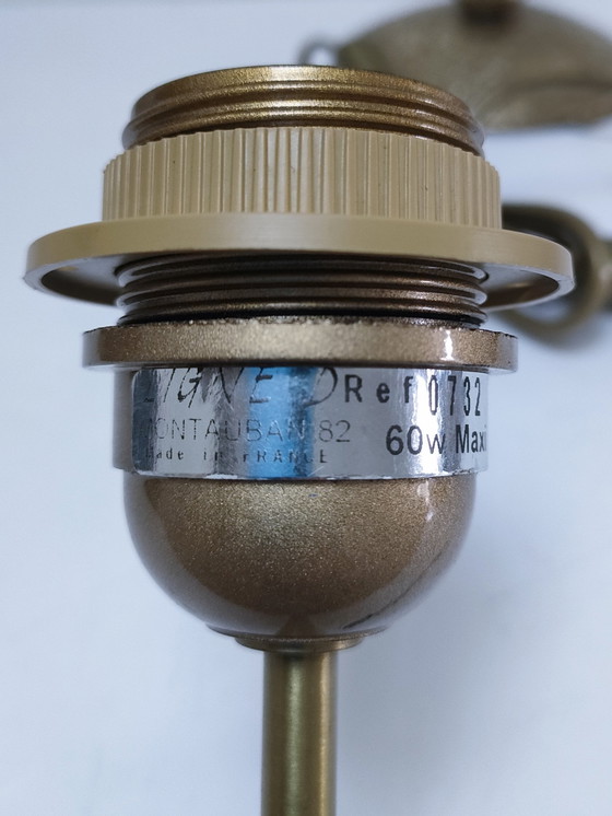 Image 1 of Paar Lampenfüße Delmas Design Messing