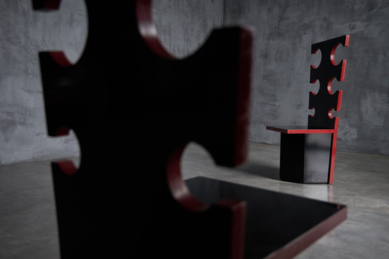 Image 1 of Paar skulpturale Stühle von Mario Sabot von Max Papiri 1970er Jahre