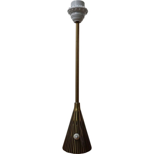 Alte Messing-Tischlampe von Sonja Katzin für Asea, Schweden 1950