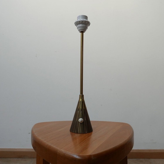 Image 1 of Alte Messing-Tischlampe von Sonja Katzin für Asea, Schweden 1950