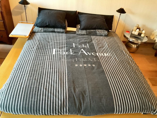 2-Personen Original (Peter Maly) Ligne Roset Bett 180 x 200cm inkl. 2 Lattenroste & 2 x 90 x 200cm Matratzen