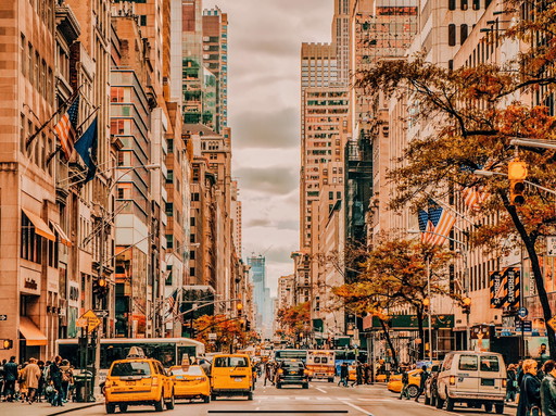 Fabian Kimmel- Fall on 5th Avenue, New York