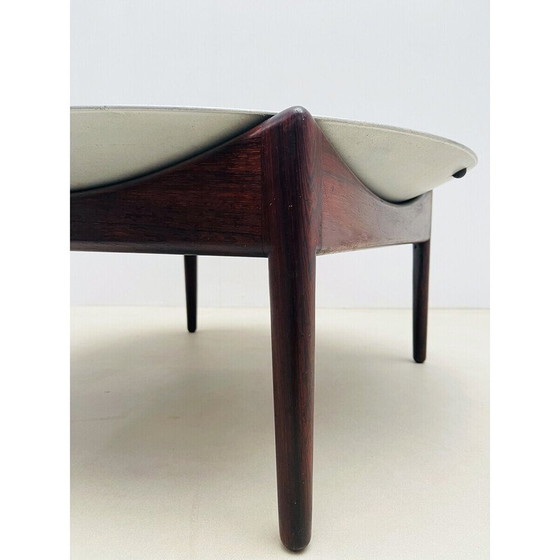 Image 1 of Mid-Century Couchtisch aus Holz und Chrom, Italien 1970er