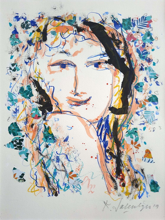 Image 1 of Kees Salentijn – Señorita-Zeichnung