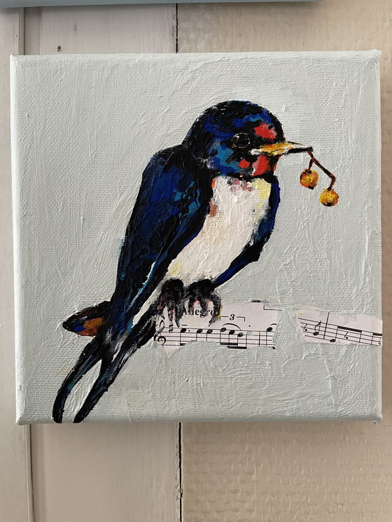 Image 1 of Porträt einer Schwalbe