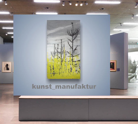 Image 1 of Xxl Art Painting Kunst Gemälde Canvas Leinwand Signiert T. G . Kellnberger #248  # Hartwork