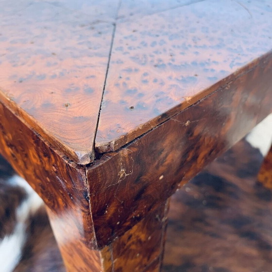 Image 1 of Rechteckiger Couchtisch aus Wurzelzeder, 1960er Jahre