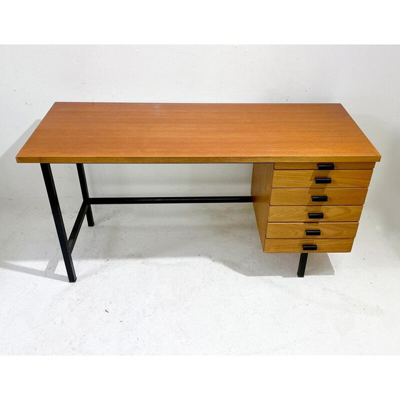 Image 1 of Mid Century Holzschreibtisch, 1960er Jahre