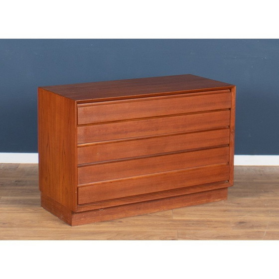 Image 1 of Vintage Kommode aus dänischem Teakholz, 1960er Jahre