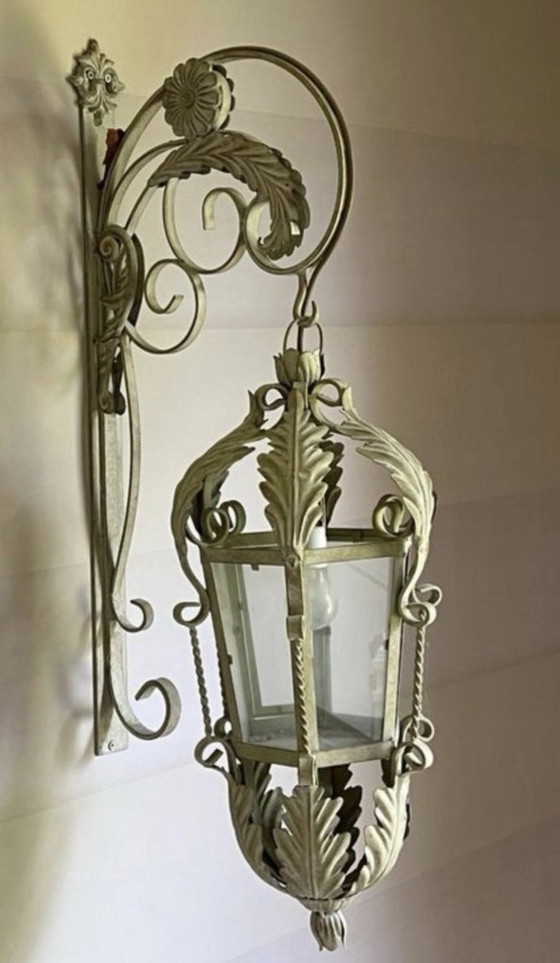 Image 1 of Spanische Burg Wandbeleuchtung Alle Original, um 1950