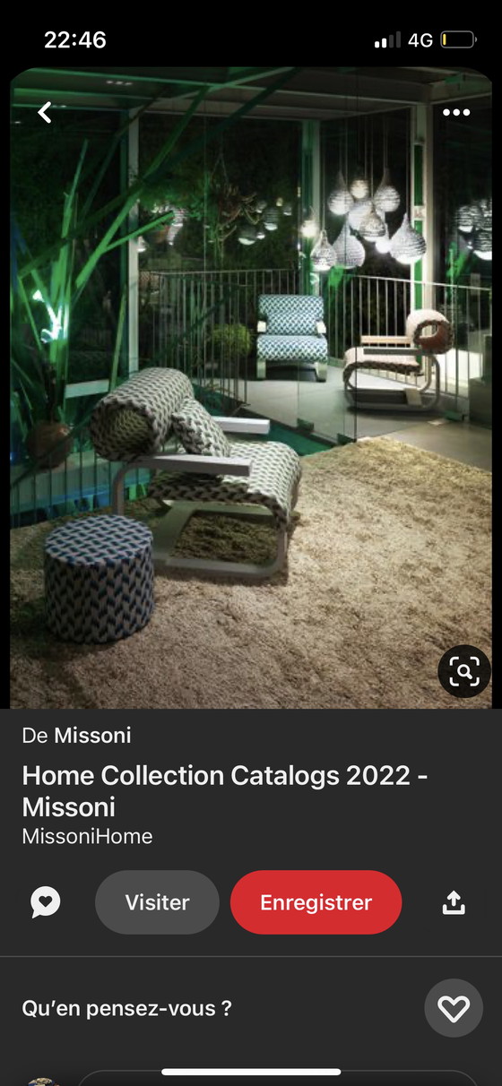 Image 1 of Missoni Home Daniela Sessel