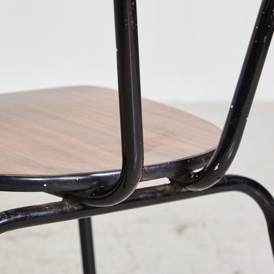 Image 1 of Mid Century Schulstuhl auf Metallgestell, 1970er Jahre