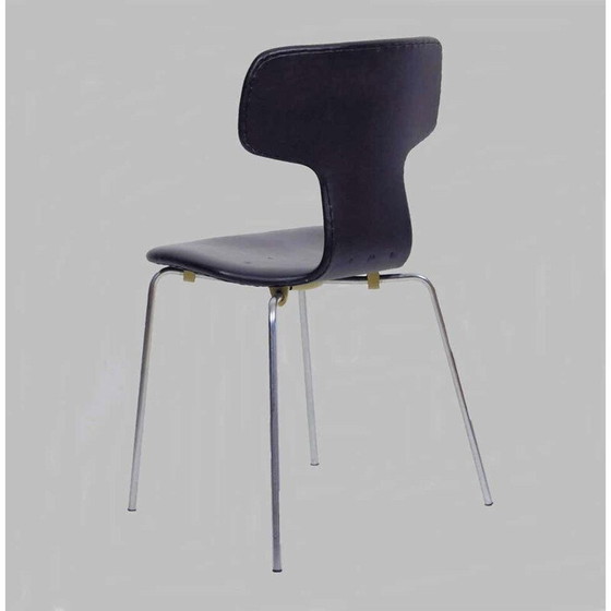 Image 1 of Vintage T-Chair Hammer Chair von Fritz Hansen Arne Jacobsen Dänisch 1960s