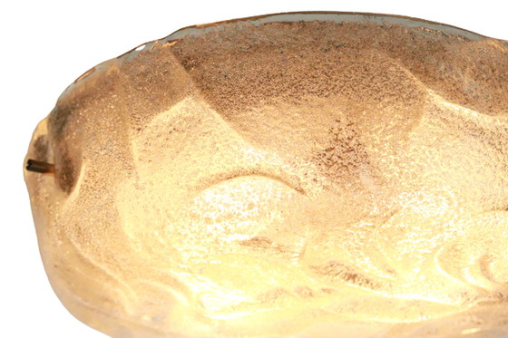 Image 1 of Vintage Plafonniere aus Eisglas