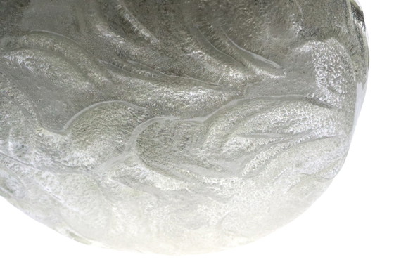 Image 1 of Vintage Plafonniere aus Eisglas