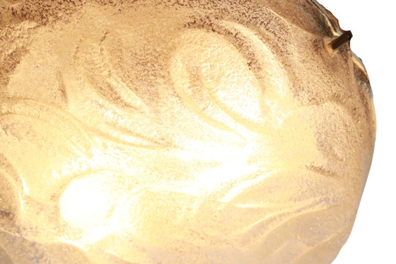 Image 1 of Vintage Plafonniere aus Eisglas