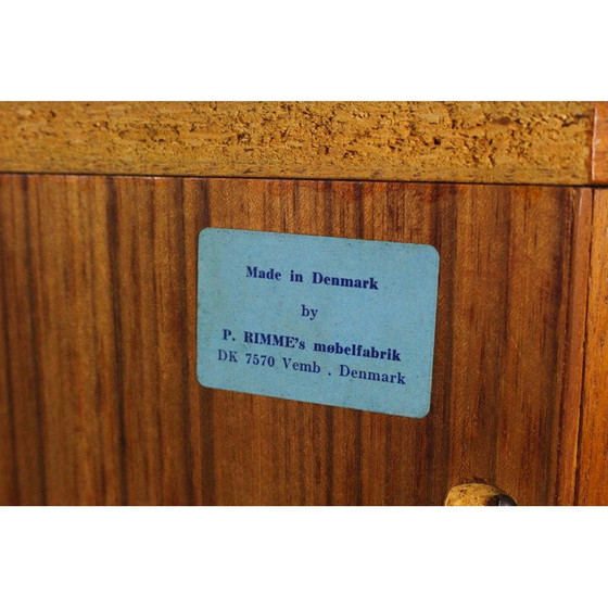 Image 1 of Vintage-Eckschrank aus Teakholz von P.Rimme's, 1960er Jahre