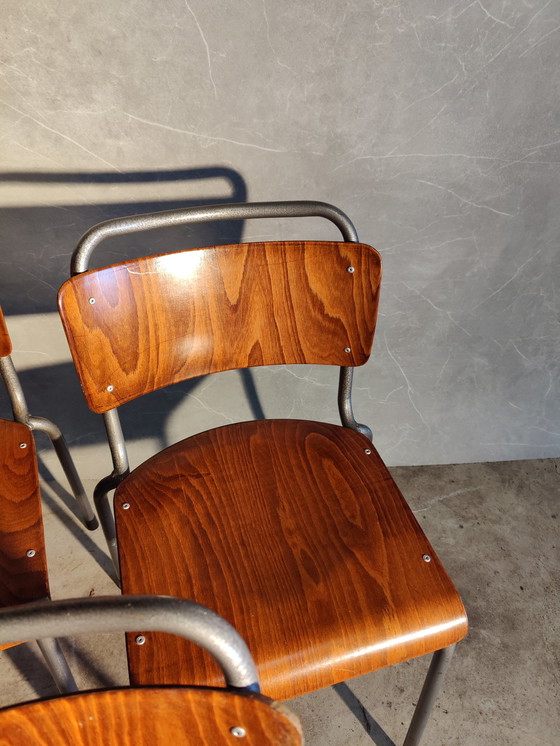 Image 1 of 5x Gispen TU Delft 106 Schulstühle