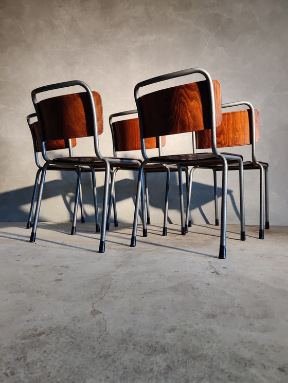 Image 1 of 5x Gispen TU Delft 106 Schulstühle