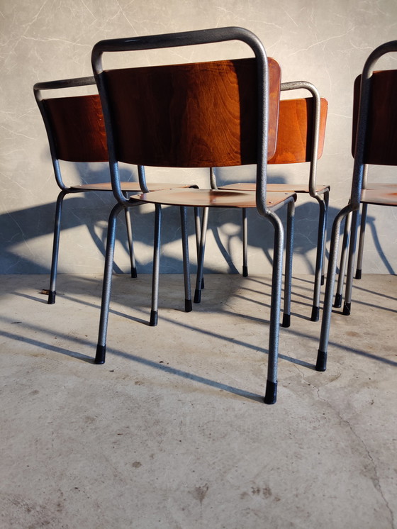 Image 1 of 5x Gispen TU Delft 106 Schulstühle