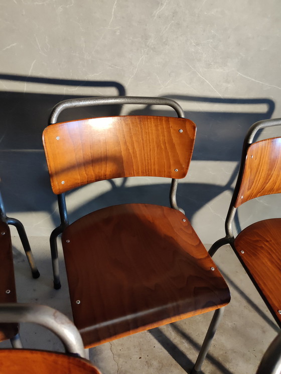 Image 1 of 5x Gispen TU Delft 106 Schulstühle