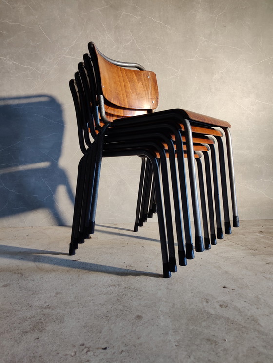 Image 1 of 5x Gispen TU Delft 106 Schulstühle