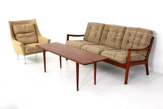 Image 1 of "Minerva" Teak Coffee Table / Couchtisch von Peter Hvidt & Orla Molgaard Nielsen für France & Daverkosen 