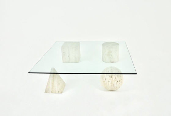 Image 1 of Couchtisch Stil "Metaphora" von Massimo & Lella Vignelli für Casigliani, 1970er Jahre