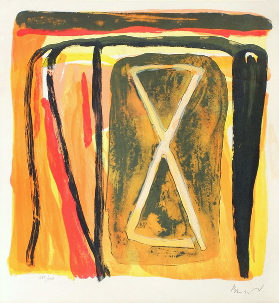 Image 1 of Bram van Velde - Original Lithographie mit Bleistift signiert