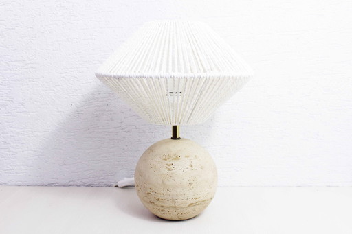 Tischlampe Aus Travertin