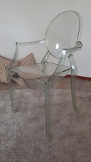 Kartell Louis Ghost grün von Philippe Starck Stuhl
