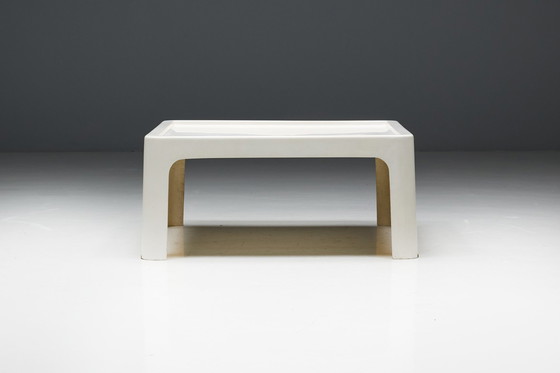 Image 1 of Arflex 'Solar' Couchtisch aus Fiberglas von Carlo Bartoli, Italien, 1960er Jahre