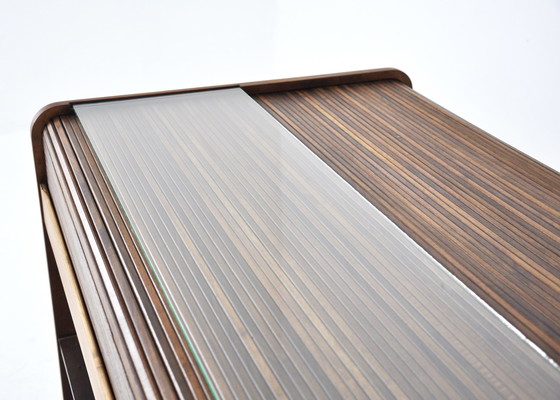 Image 1 of Rolltop-Schreibtisch "804" von Gianfranco Frattini für Bernini, 1960er Jahre