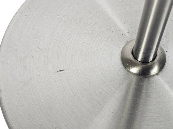 Image 1 of Hala Zeist - Tischleuchte - Kristall - Gebürstetes Aluminium - 80s