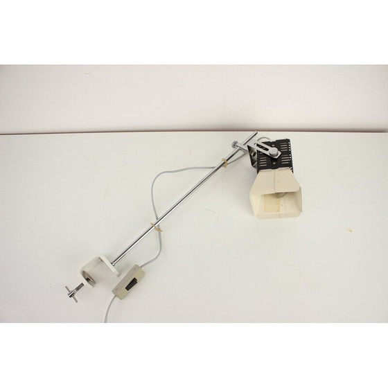Image 1 of Vintage verstellbare Tischlampe aus Metall und Chrom, Tschechoslowakei 1970