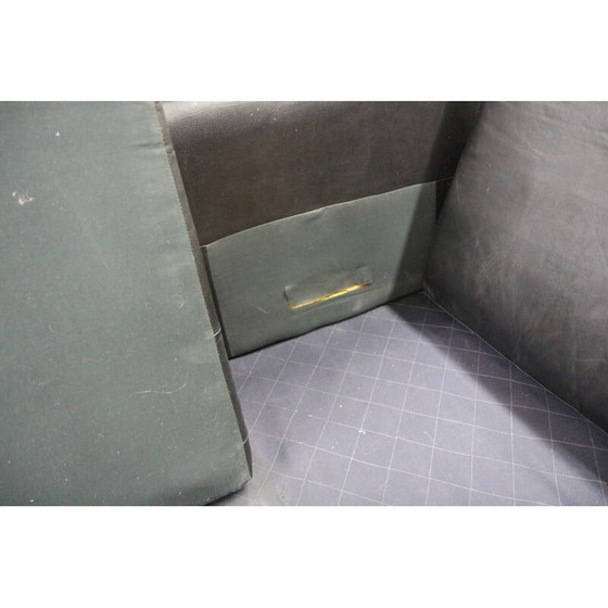 Image 1 of Skandinavisches Vintage-Ledersofa 3 Sitze, Schweden 1950