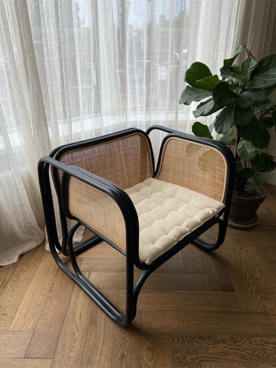 Image 1 of Loungesessel aus natürlichem Bambus (rotan)