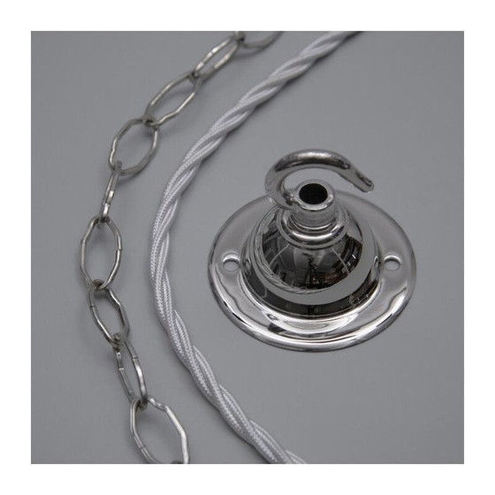 Image 1 of Kreuz-Diamant-Glas-Pendelleuchte, Tschechoslowakei