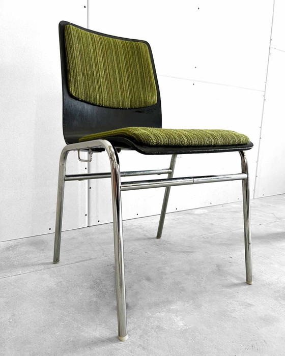 Image 1 of 4x vintage Midcentury Stapelstuhl