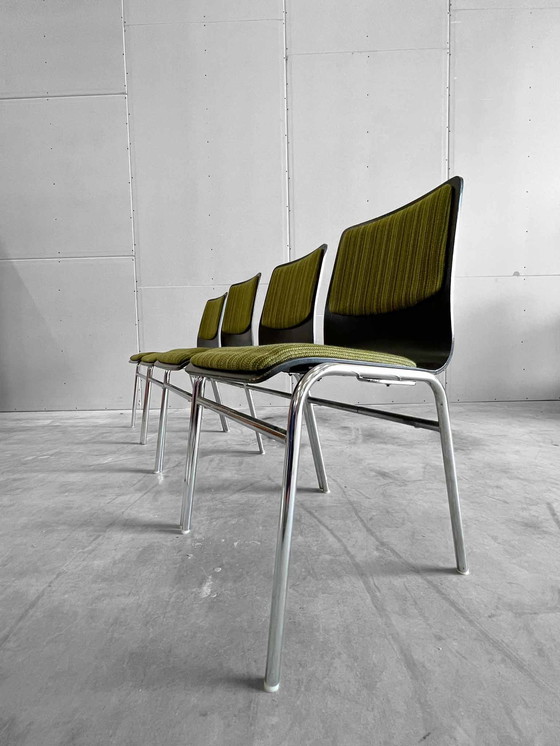 Image 1 of 4x vintage Midcentury Stapelstuhl