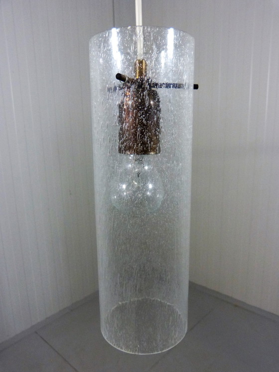 Image 1 of Glas-Pendelleuchte von Kaiser Leuchten, 1960er Jahre
